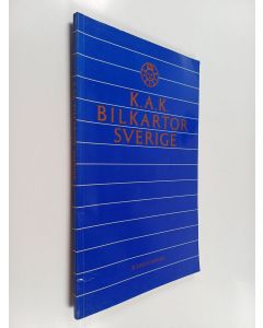 käytetty kirja K.A.K Bilkartor Sverige