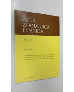 Kirjailijan Johan Ulfvens käytetty kirja Comparative breeding ecology of the Horned Grebe Podiceps auritus and the Great Crested Grebe Podiceps cristatus : archipelago versus lake habitats