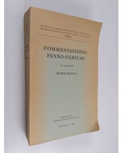 käytetty kirja Commentationes fenno-ugricae