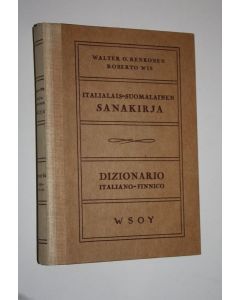 Kirjailijan W. O. Renkonen käytetty kirja Italialais-suomalainen sanakirja = Dizionario italiano-finnico