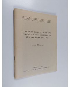 Kirjailijan Sulo Haltsonen käytetty kirja Finnische linguistische und volkskundliche Bibliographie für die Jahre 1962-1964