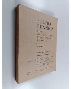 käytetty kirja Studia Fennica 7