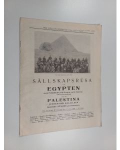käytetty kirja Sällskapsresa till Egypten med Nilresa till Luxor och Assuan : 26:te sällskapsresan till Egypten