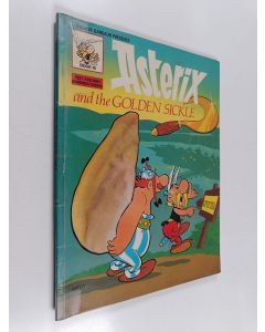 Kirjailijan Rene Goscinny käytetty kirja Asterix and the golden sickle