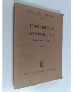 käytetty kirja Jean Sibelius Symphonie Nr. 2 - D dur - D major Ré majeur