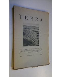 käytetty teos Terra 1933 n:o 1-4 : Suomen maantieteellisen seuran aikakauskirja