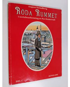 Kirjailijan August Strindberg käytetty kirja Röda rummet : skildringar ur artist- och författarlivet D. 1