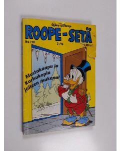 Kirjailijan Walt Disney käytetty kirja Roope-setä 2/96 (n:o 198)