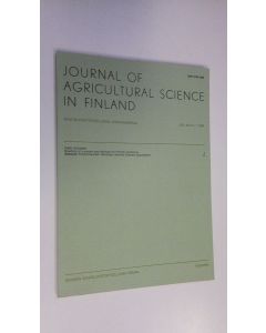 käytetty kirja Journal of agricultural science in Finland n:o 1/1988 (ERINOMAINEN)
