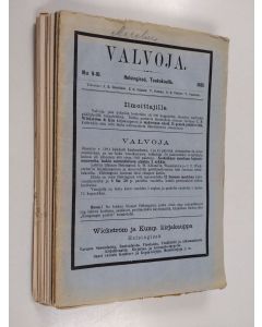 käytetty kirja Valvoja nrot 1-10/1881