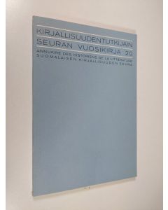 käytetty kirja Kirjallisuudentutkijain seuran vuosikirja 20