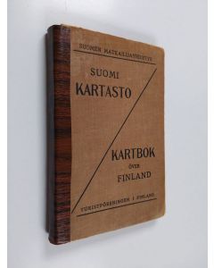 käytetty kirja Suomi Kartasto - Kartbok över Finland