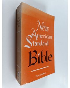 käytetty kirja New American Standard Bible : Text Edition