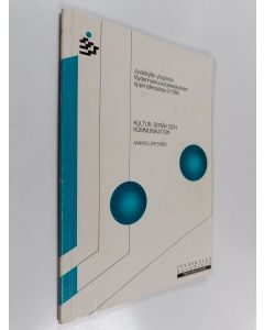 Kirjailijan Jaakko Lehtonen käytetty kirja Kultur, språk och kommunikation