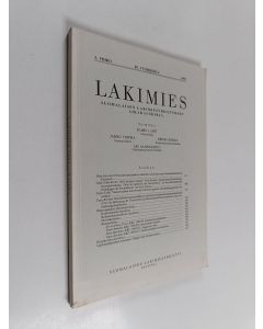 käytetty kirja Lakimies 5/1991 : Suomalaisen lakimiesyhdistyksen aikakauskirja