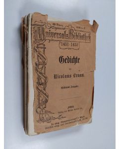 Kirjailijan Nikolaus Lenau käytetty kirja Gedichte