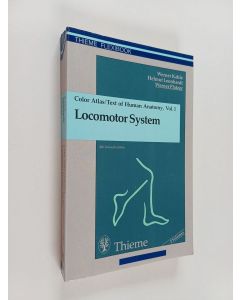 Kirjailijan Werner Platzer & Helmut Leonhardt ym. käytetty kirja Color Atlas and Textbook of Human Anatomy, vol. 1 : Locomotor system