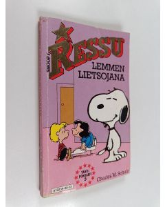 Kirjailijan Charles M. Schulz käytetty kirja Ressu lemmen lietsojana