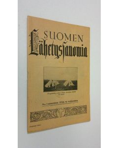 käytetty teos Suomen lähetyssanoma n:o 3 maaliskuu 1936