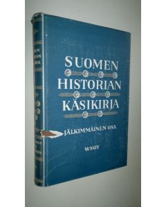 Tekijän Arvi Korhonen  käytetty kirja Suomen historian käsikirja 2