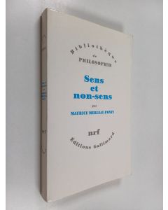Kirjailijan Maurice Merleau-Ponty käytetty kirja Sens et non-sens