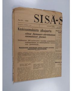 käytetty teos Sisä-Suomi 51/1938 : perjantaina, maaliskuun 4 pnä