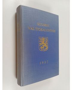 käytetty kirja Suomen valtiokalenteri vuodeksi 1957