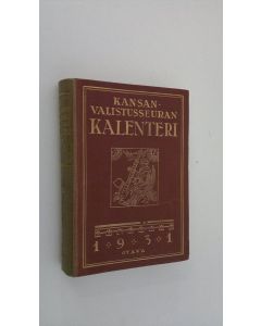 käytetty kirja Kansanvalistusseuran kalenteri 1931