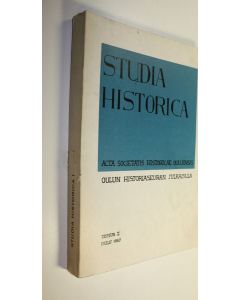 Tekijän Pertti Huttunen  käytetty kirja Studia historica : 1