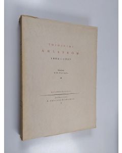 Kirjailijan P. H. Norrmen käytetty kirja Toiminimi Ahlström 1896-1927 : muistokirjoitus