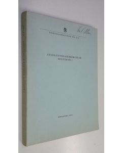 käytetty kirja Avioliittolakikomitean mietintö 1