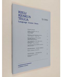 käytetty teos Kielikeskustelua 5/1993