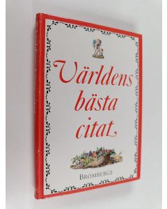 Kirjailijan Uriel Hedengren käytetty kirja Världens bästa citat