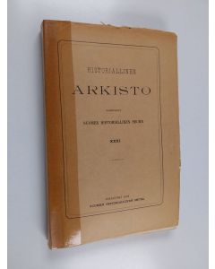 käytetty kirja Historiallinen arkisto 31