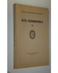 käytetty kirja Acta geographica 16 (lukematon)