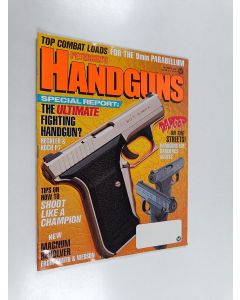 käytetty teos Handguns for sport & defence october 1990