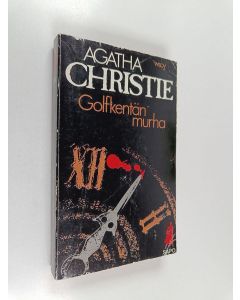 Kirjailijan Agatha Christie käytetty kirja Golfkentän murha