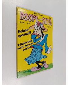 Kirjailijan Walt Disney käytetty kirja Roope-setä 6/95