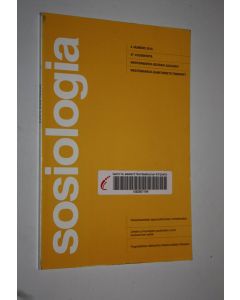 käytetty kirja Sosiologia 4/2010 : Westermarck-seuran julkaisu