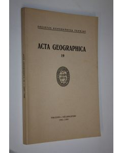 käytetty kirja Acta geographica 19