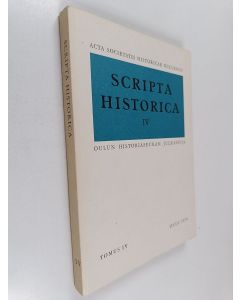 käytetty kirja Scripta historica IV