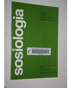 käytetty kirja Sosiologia 1/2007 : Westermarck-seuran julkaisu