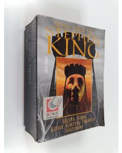 Kirjailijan Stephen King käytetty kirja Musta torni 1-3 : Musta torni ; Kolme korttia pakasta ; Joutomaa (yhteisnide)