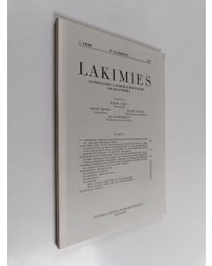 käytetty kirja Lakimies 2/1991 : Suomalaisen lakimiesyhdistyksen aikakauskirja