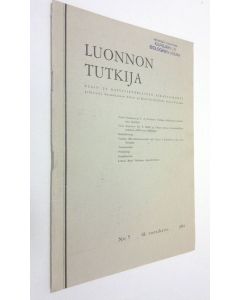 käytetty teos Luonnon tutkija n:o 5/1964