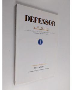 käytetty kirja Defensor legis n:o 5/2011