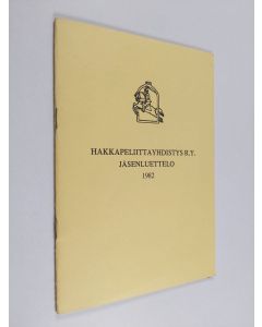 käytetty teos Hakkapeliittayhdistys r.y. jäsenluettelo 1982