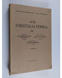 käytetty kirja Acta forestalia fennica 44