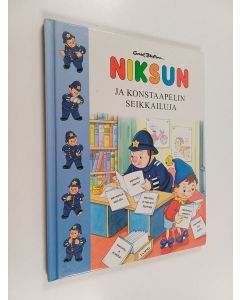 Kirjailijan Enid Blyton käytetty kirja Niksun ja konstaapelin seikkailuja