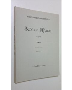 käytetty kirja Suomen museo LXVIII 1961